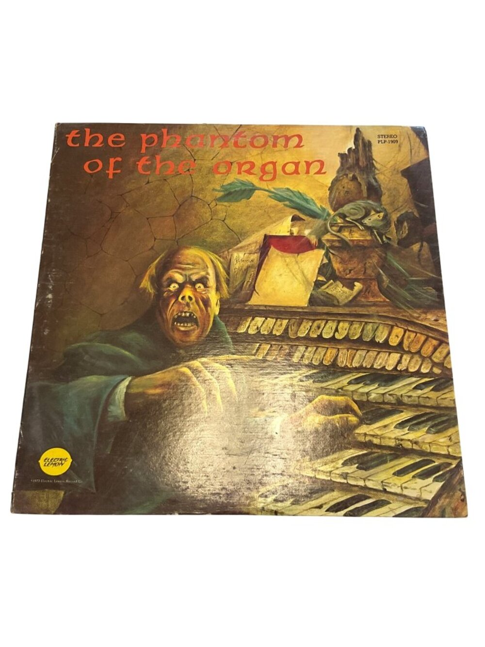 The Phantom Of The Organ Vinyl Record Electric Lemon PLP-1909 1973 Stereo Horror